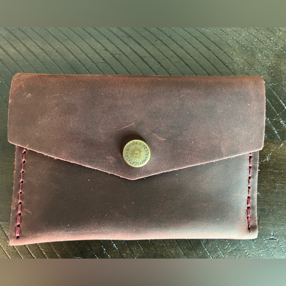 Portland Leather Mini Envelope Wallet